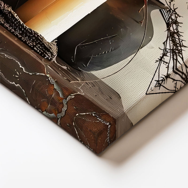 Yatay Kanvas Tablo Mumlar ve Çiçekli Vazo Modern Tablo Ev Ofis Duvar Dekoru