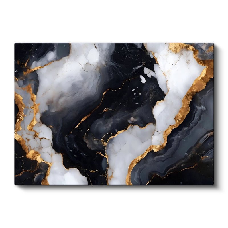 Yatay Kanvas Tablo Damarlı Mermer Dokusu Mermer Dokulu Tablo Ev Ofis Duvar Dekoru