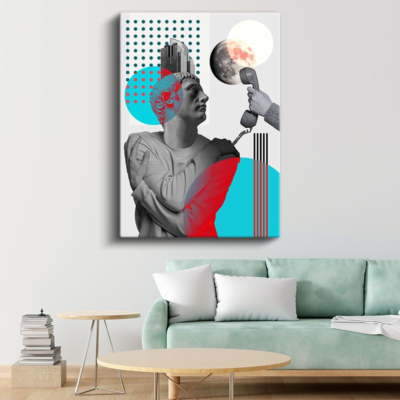 Kozmik İletişim - Evrenle Bağlantı Kanvas Tablo