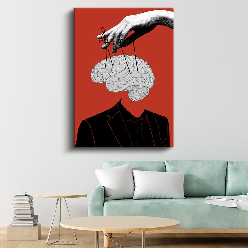 Zihin Kuklacısı - Düşünce Kontrolü Kanvas Tablo
