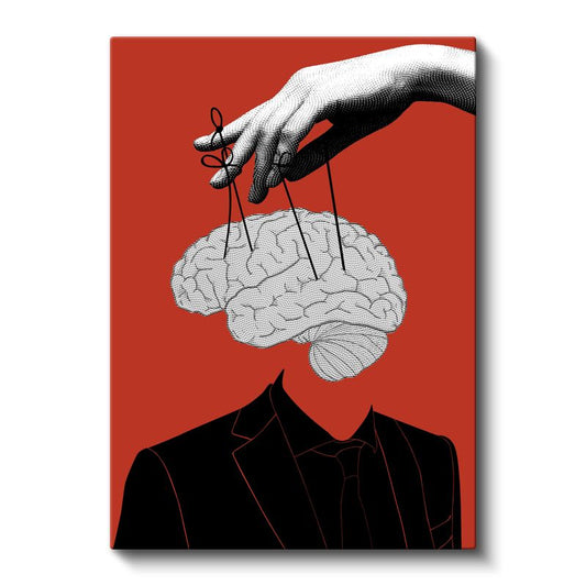 Zihin Kuklacısı - Düşünce Kontrolü Kanvas Tablo
