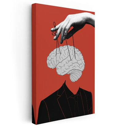 Zihin Kuklacısı - Düşünce Kontrolü Kanvas Tablo