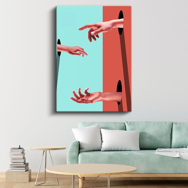 Boyutlar Arası Temas - Paralel Dünyaların Buluşması Kanvas Tablo