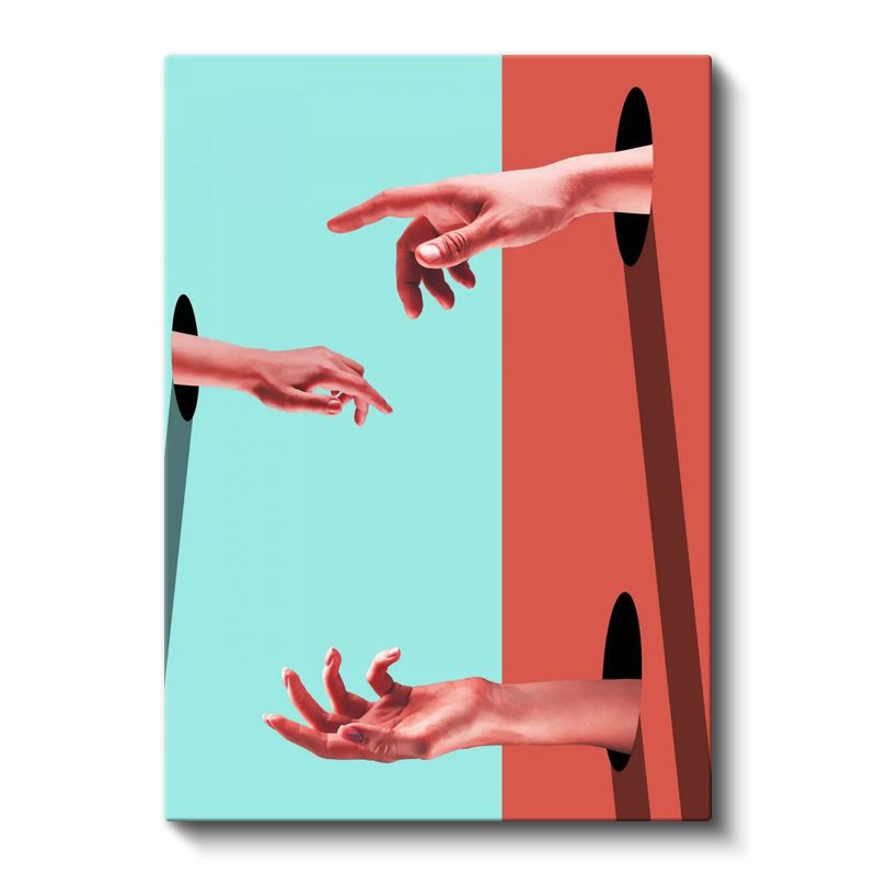 Boyutlar Arası Temas - Paralel Dünyaların Buluşması Kanvas Tablo