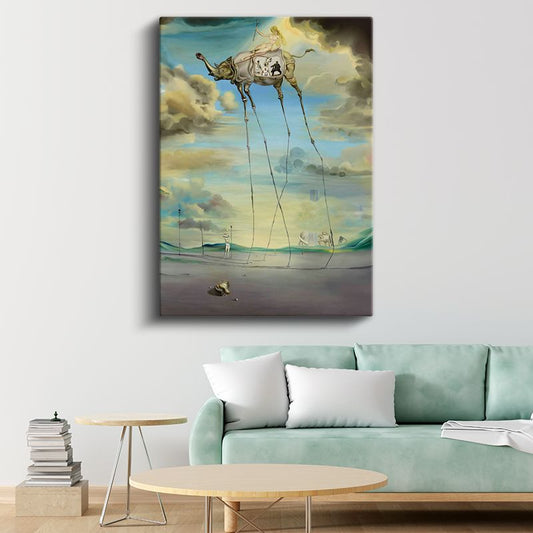 Yüce Fil - Gerçeküstü Yolculuğun Taşıyıcısı Kanvas Tablo