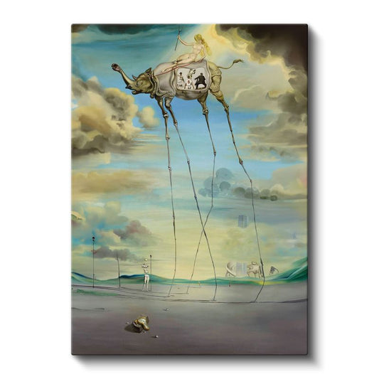 Yüce Fil - Gerçeküstü Yolculuğun Taşıyıcısı Kanvas Tablo