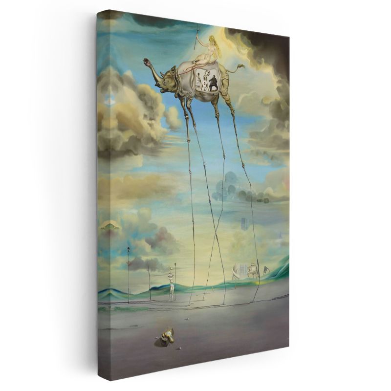 Yüce Fil - Gerçeküstü Yolculuğun Taşıyıcısı Kanvas Tablo