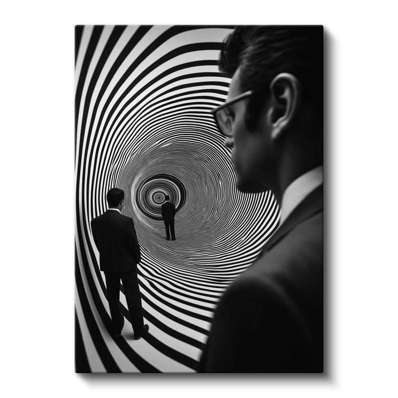 Hipnotik Tünel - Gerçekliğin Sınırlarında Kayboluş Kanvas Tablo