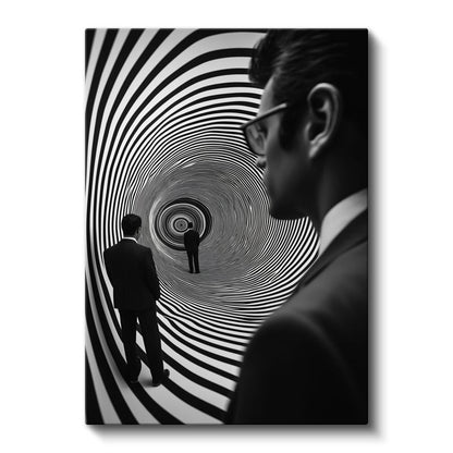 Hipnotik Tünel - Gerçekliğin Sınırlarında Kayboluş Kanvas Tablo