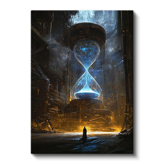 Zamanın Kalesi - Kozmik Kum Saatinin Gizemi Kanvas Tablo