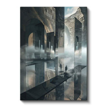 Paralel Mimari - Gerçeküstü Yapıların Gizli Geçitleri Kanvas Tablo
