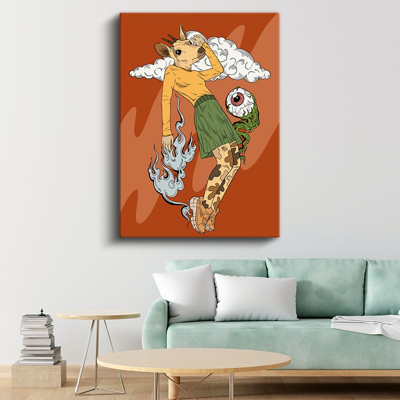 Metamorfoz - Gerçeküstü Varlık Dönüşümü Kanvas Tablo