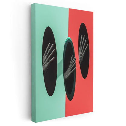 Boyutlar Arası - Karanlık Geçitlerden Uzanan Eller Kanvas Tablo