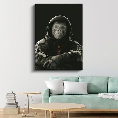 Kozmik Astronot - Evrenin Gizemi Kanvas Tablo