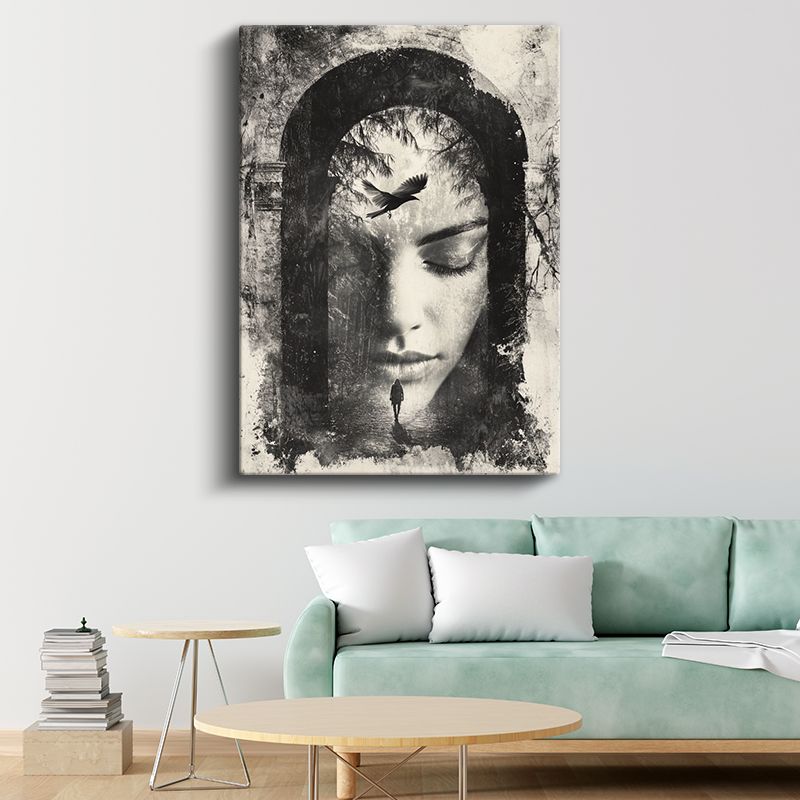 Ruh Kapısı - İçsel Yolculuğun Başlangıcı Kanvas Tablo