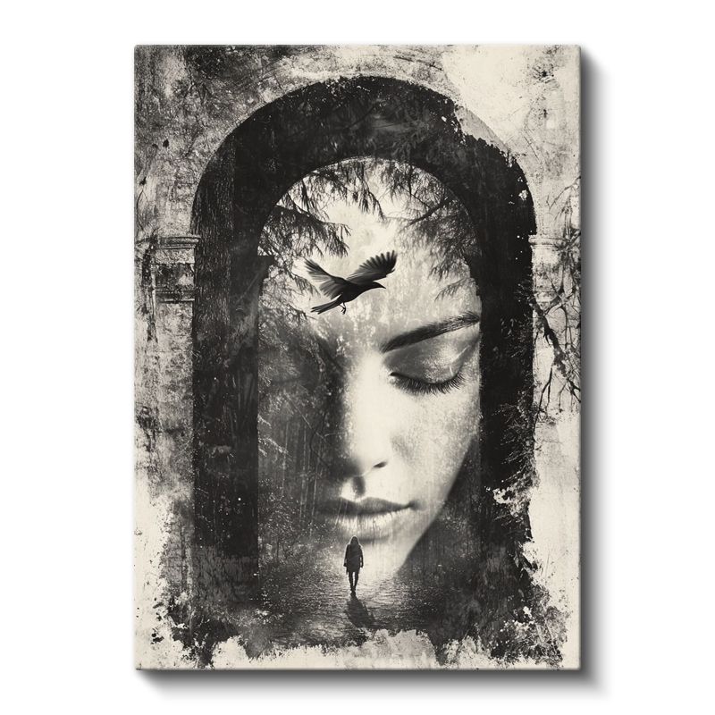 Ruh Kapısı - İçsel Yolculuğun Başlangıcı Kanvas Tablo
