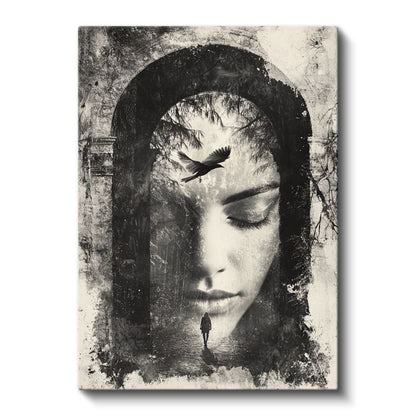 Ruh Kapısı - İçsel Yolculuğun Başlangıcı Kanvas Tablo
