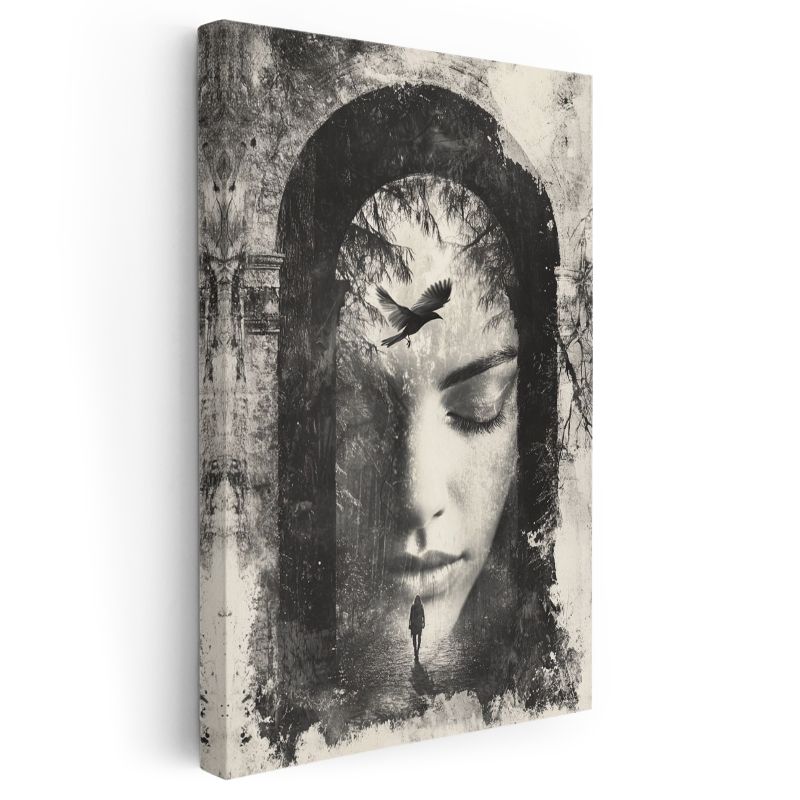 Ruh Kapısı - İçsel Yolculuğun Başlangıcı Kanvas Tablo