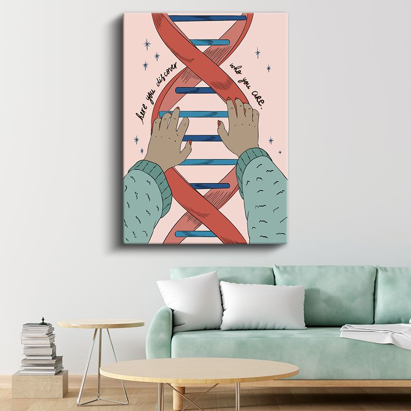 Varoluşun Kodları - DNA'nın Sırlarına Dokunuş Kanvas Tablo