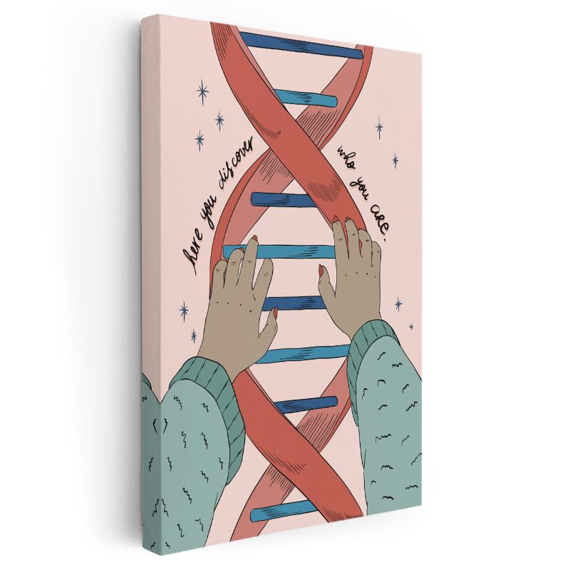 Varoluşun Kodları - DNA'nın Sırlarına Dokunuş Kanvas Tablo