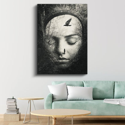 Zihin Kapısı - Bilinçaltının Derinliklerinde Yürüyüş Kanvas Tablo