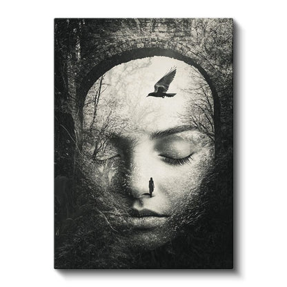 Zihin Kapısı - Bilinçaltının Derinliklerinde Yürüyüş Kanvas Tablo