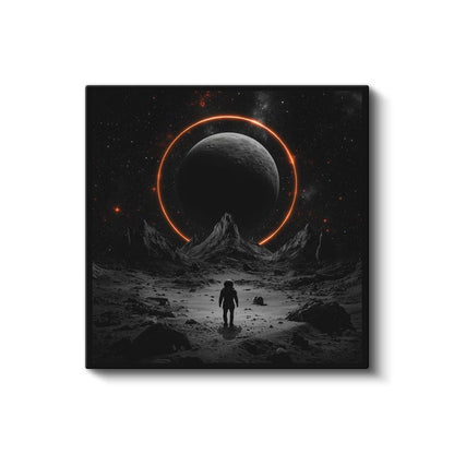 Kozmik Tutulma - Yalnız Kaşifin Evrensel Yolculuğu Kanvas Tablo