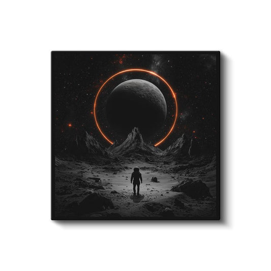 Kozmik Tutulma - Yalnız Kaşifin Evrensel Yolculuğu Kanvas Tablo