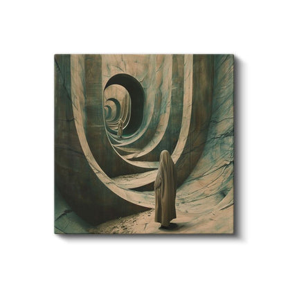 Sonsuzluk Sarmalı - Gizemli Yolculuğun Başlangıcı Kanvas Tablo