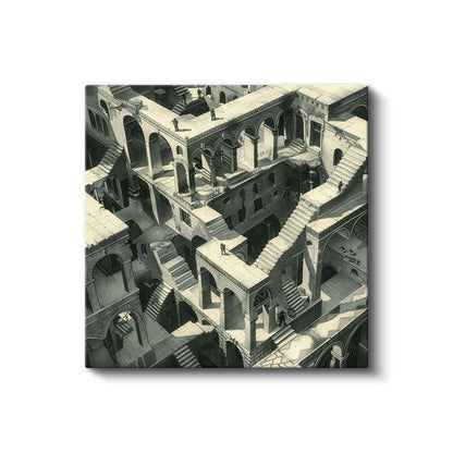 Sonsuz Labirent - İmkansız Mimari Yolculuk Kanvas Tablo