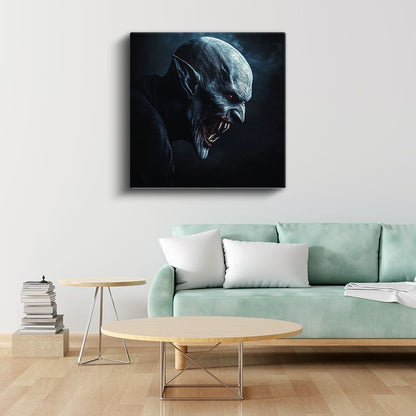 Karanlığın Yüzü - Gece Kabuslarının Tezahürü Kanvas Tablo