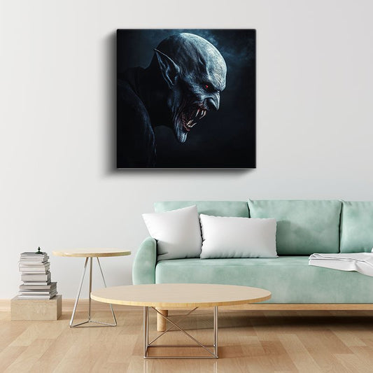 Karanlığın Yüzü - Gece Kabuslarının Tezahürü Kanvas Tablo