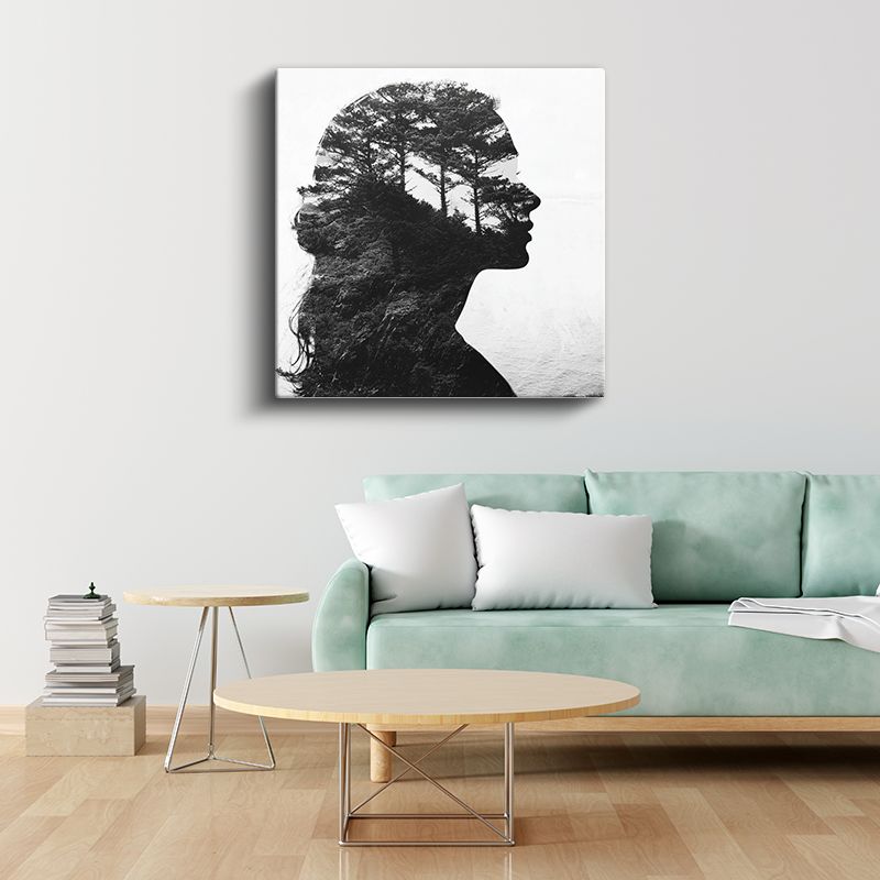 İçimizdeki Orman - Doğayla Bütünleşen Benlik Kanvas Tablo