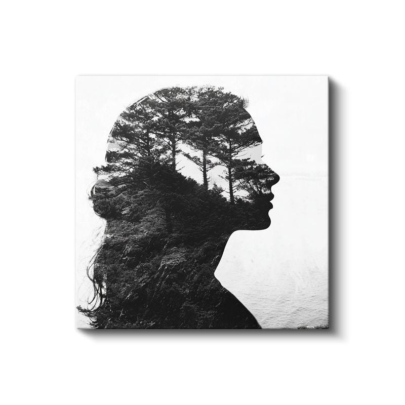 İçimizdeki Orman - Doğayla Bütünleşen Benlik Kanvas Tablo