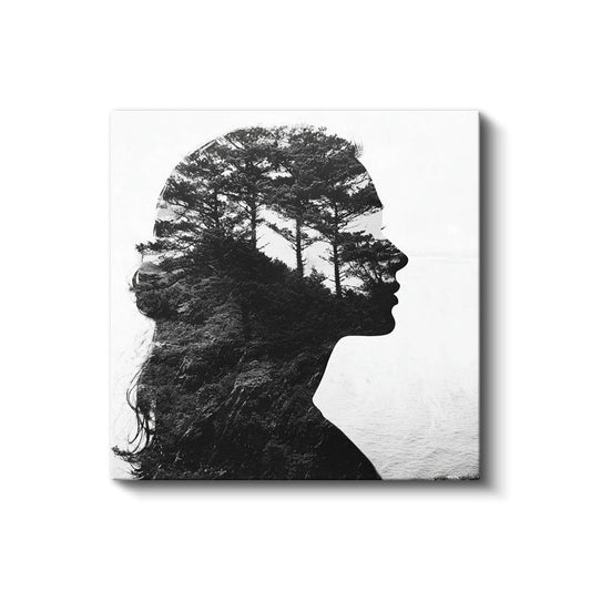 İçimizdeki Orman - Doğayla Bütünleşen Benlik Kanvas Tablo