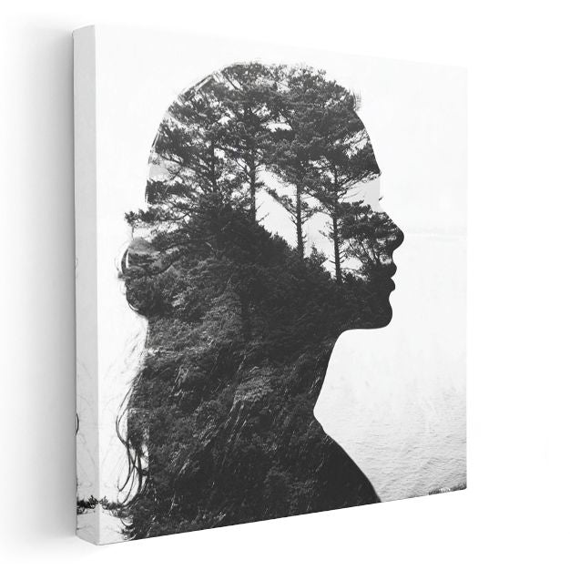 İçimizdeki Orman - Doğayla Bütünleşen Benlik Kanvas Tablo