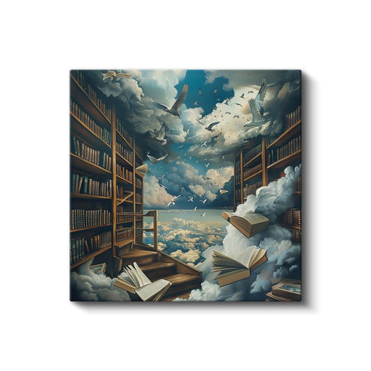 Bilginin Kanatları - Özgürleşen Düşünceler Kanvas Tablo