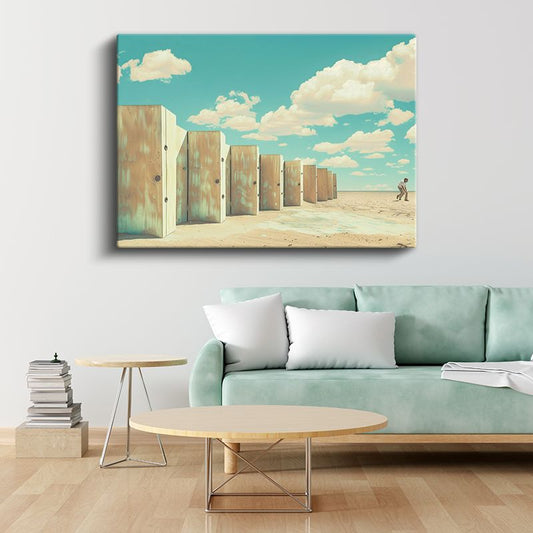 Çöl Kapıları - Sonsuzluğa Açılan Geçitler Kanvas Tablo