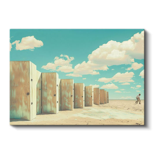 Çöl Kapıları - Sonsuzluğa Açılan Geçitler Kanvas Tablo
