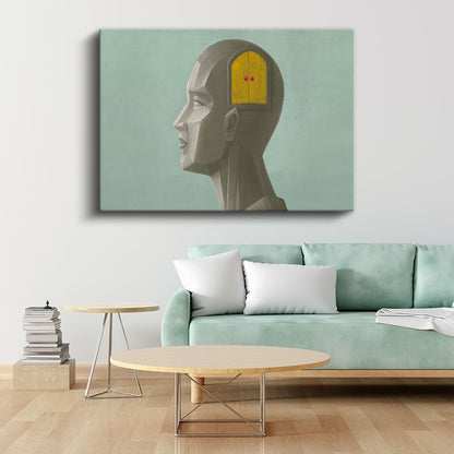 Bilinç Kapısı - İnsan Zihnindeki Gizemli Geçit Kanvas Tablo