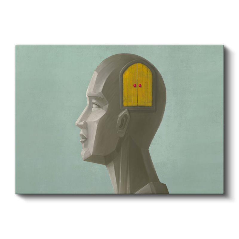 Bilinç Kapısı - İnsan Zihnindeki Gizemli Geçit Kanvas Tablo