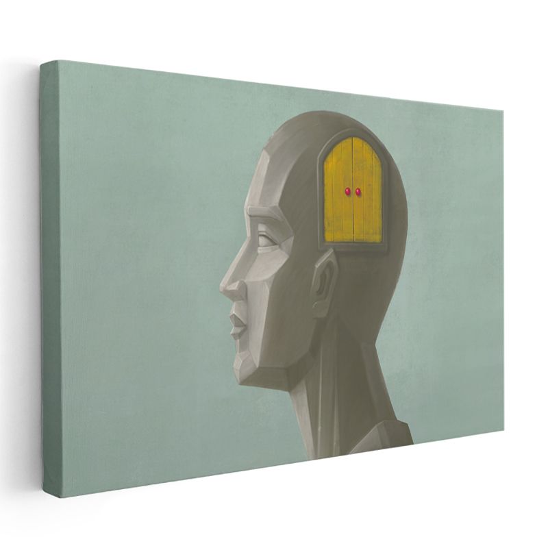 Bilinç Kapısı - İnsan Zihnindeki Gizemli Geçit Kanvas Tablo