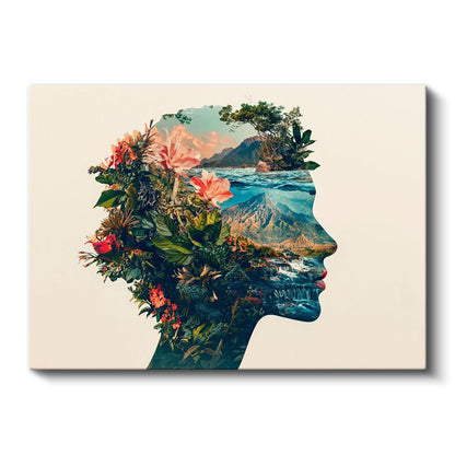 Zihin Bahçesi - İçimizdeki Doğanın Portresi Kanvas Tablo