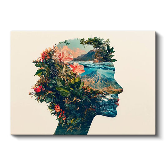 Zihin Bahçesi - İçimizdeki Doğanın Portresi Kanvas Tablo