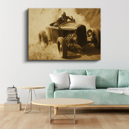 İskelet Sürücü - Ölümün Hız Tutkusu Kanvas Tablo