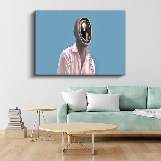 Zihin Kapısı - İçsel Aydınlanma Yolculuğu Kanvas Tablo