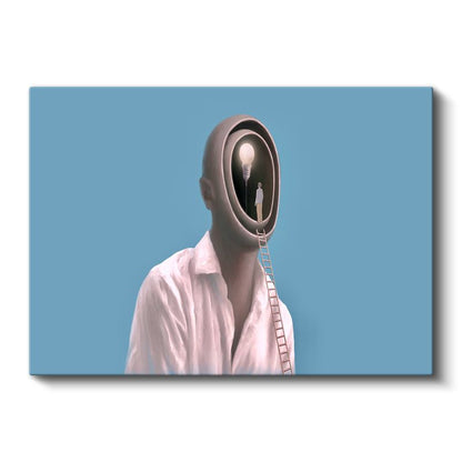 Zihin Kapısı - İçsel Aydınlanma Yolculuğu Kanvas Tablo