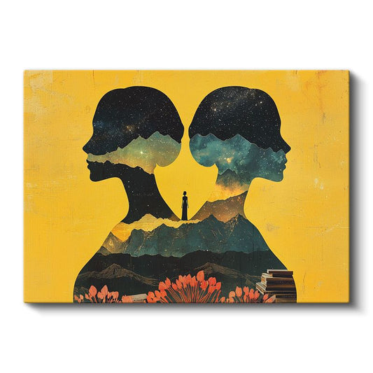 Düşünce İkizleri - Zihinlerde Saklanan Evrenler Kanvas Tablo
