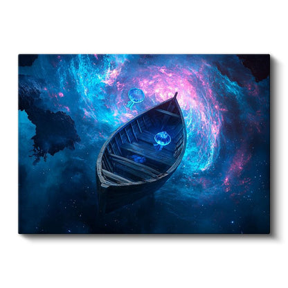 Yıldız Gemisi - Evrenin Derinliklerinde Yolculuk Kanvas Tablo