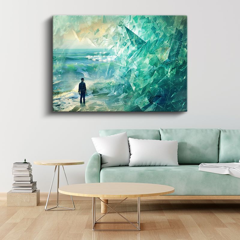 Kristal Deniz - Boyutlar Arası Geçiş Kanvas Tablo